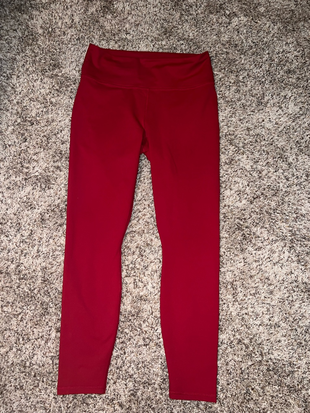 Fabletics Wine Red High-Rise Skinny Leggings
